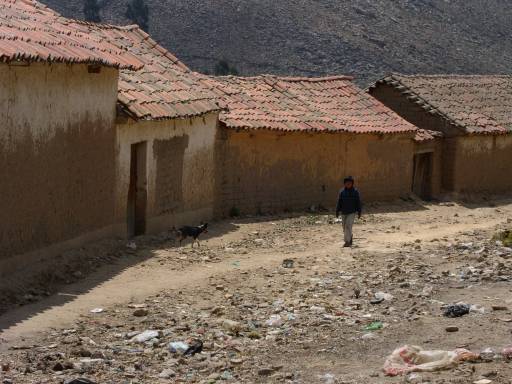 Bolivien; Tarabuco; Seitenstraße